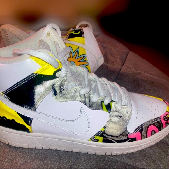 Limited Edition- Nike De La Soul Dunk Highs - Picture 2 of 2